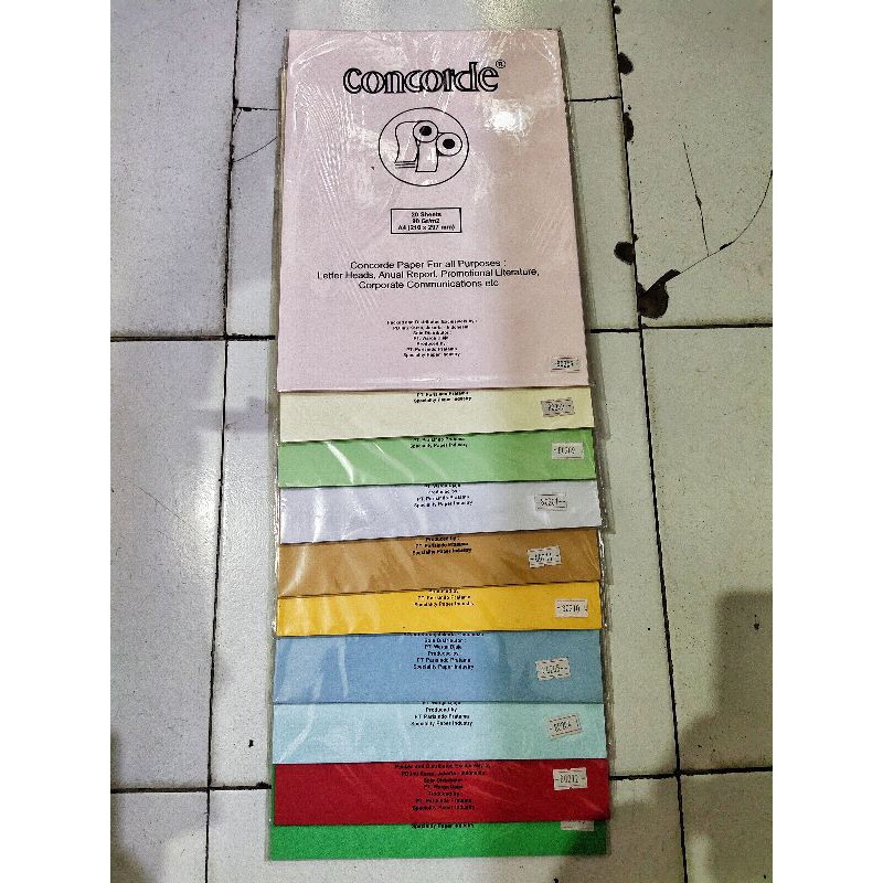 Jual Kertas Concorde A4 90 Gr 1 Pack Shopee Indonesia