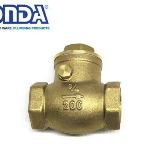 Jual Original Onda Check Valve Swing Tabok Klep Katup Kontrol Kuningan