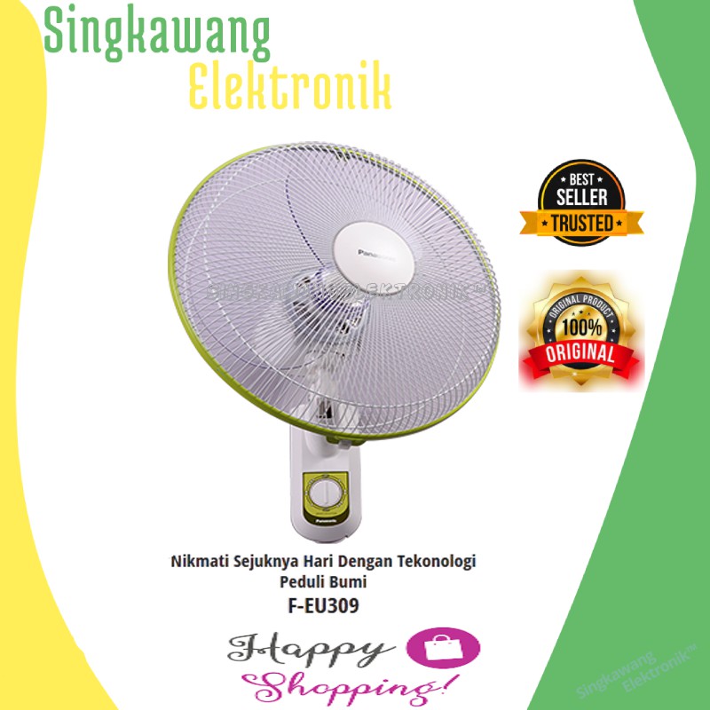 Jual Kipas Angin Dinding Wall Fan 12 Inch Panasonic F Eu309 Shopee Indonesia 1138