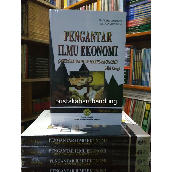 Jual Buku Pengantar Ilmu Ekonomi Mikroekonomi Dan Makroekonomi Lengkap ...