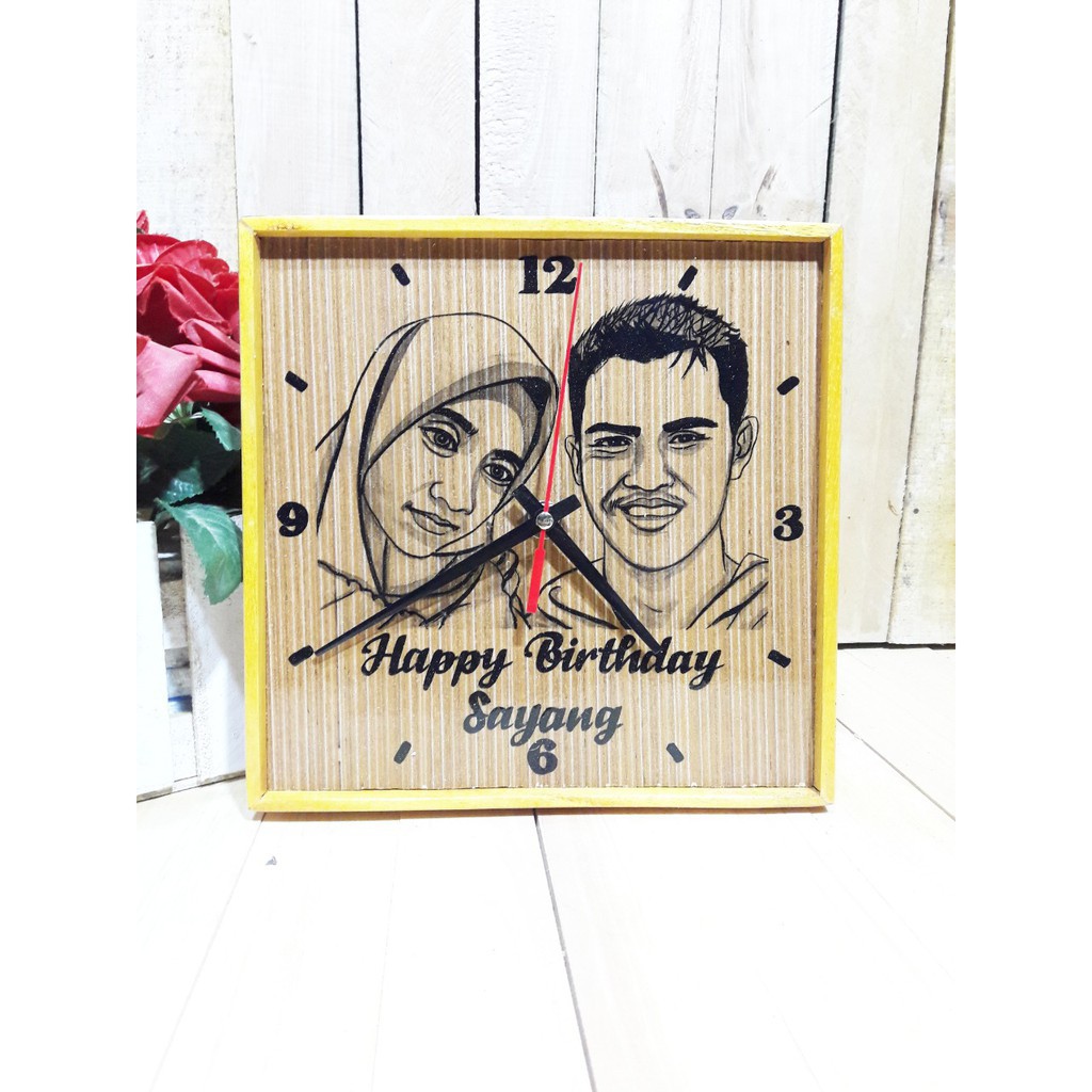 Jual Kado Lukisan Wajah Karikatur Ultah Unik Wisuda Anniversary Wedding