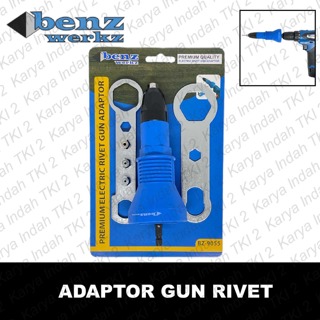 Jual Adaptor Mesin Bor Ke Gun Rivet BENZ Kepala Riveter Adapter For ...