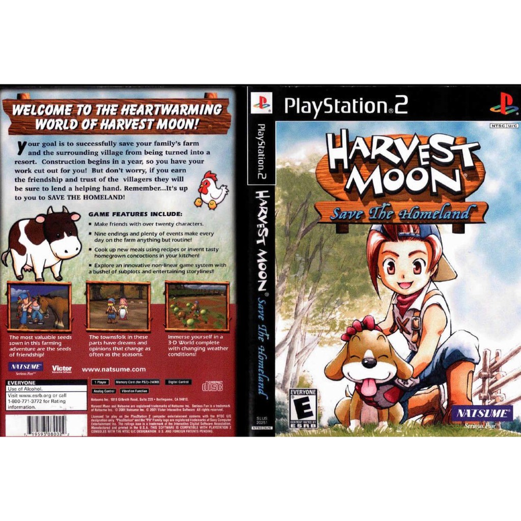 Harvest Moon Save the Homeland (Clássico Ps2) Midia Digital Ps3 - WR Games  Os melhores jogos estão aqui!!!!