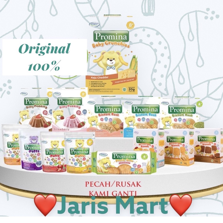 Jual Promina crunchies 20 gr puff / puffs / marie roll / rusk / biskuit ...