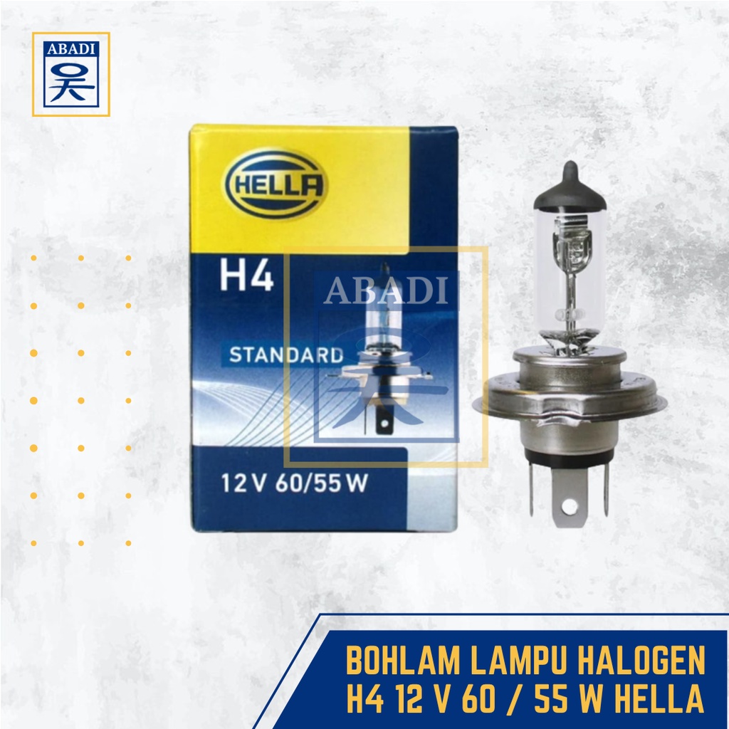 Jual BOHLAM LAMPU HALOGEN H4 12 V 60 / 55 W HELLA | Shopee Indonesia