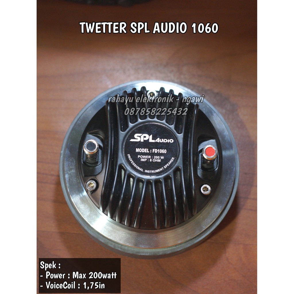 Tweeter hot sale spl audio