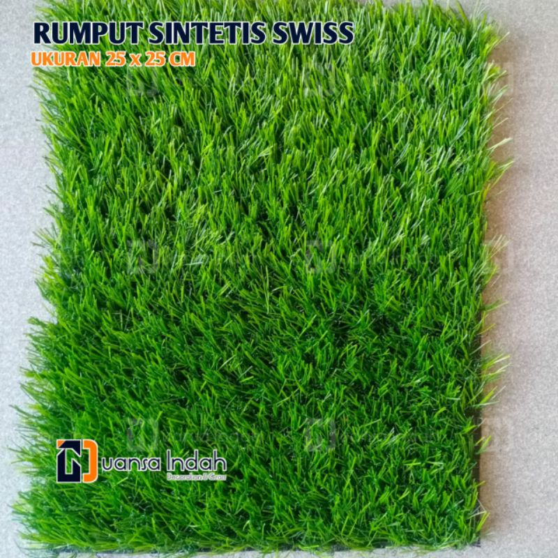 Jual Rumput Sintetis 25x25 cm jenis Swis 3 cm | Shopee Indonesia