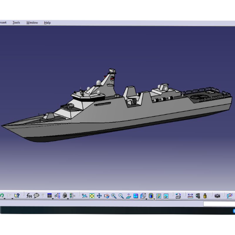 Jual Rc Boat Plan Blueprint Kertas - Kapal KRI Martadinata - Hardcopy ...