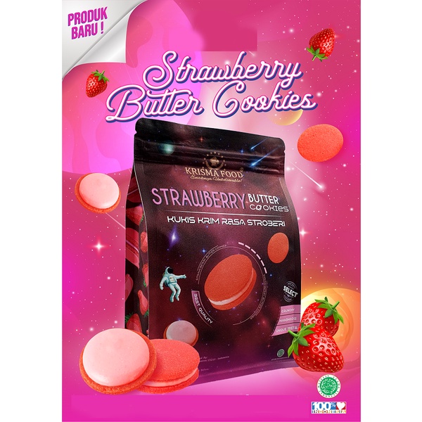 Jual Strawberry Butter Cookies (P) Shopee Indonesia