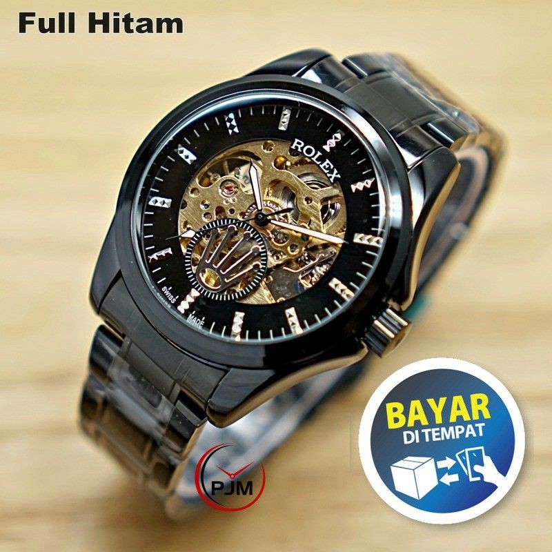 Jual [COD] ROLEX AUTOMATIC | Bayar di tempat | COD | Logo Bawah | Jam ...