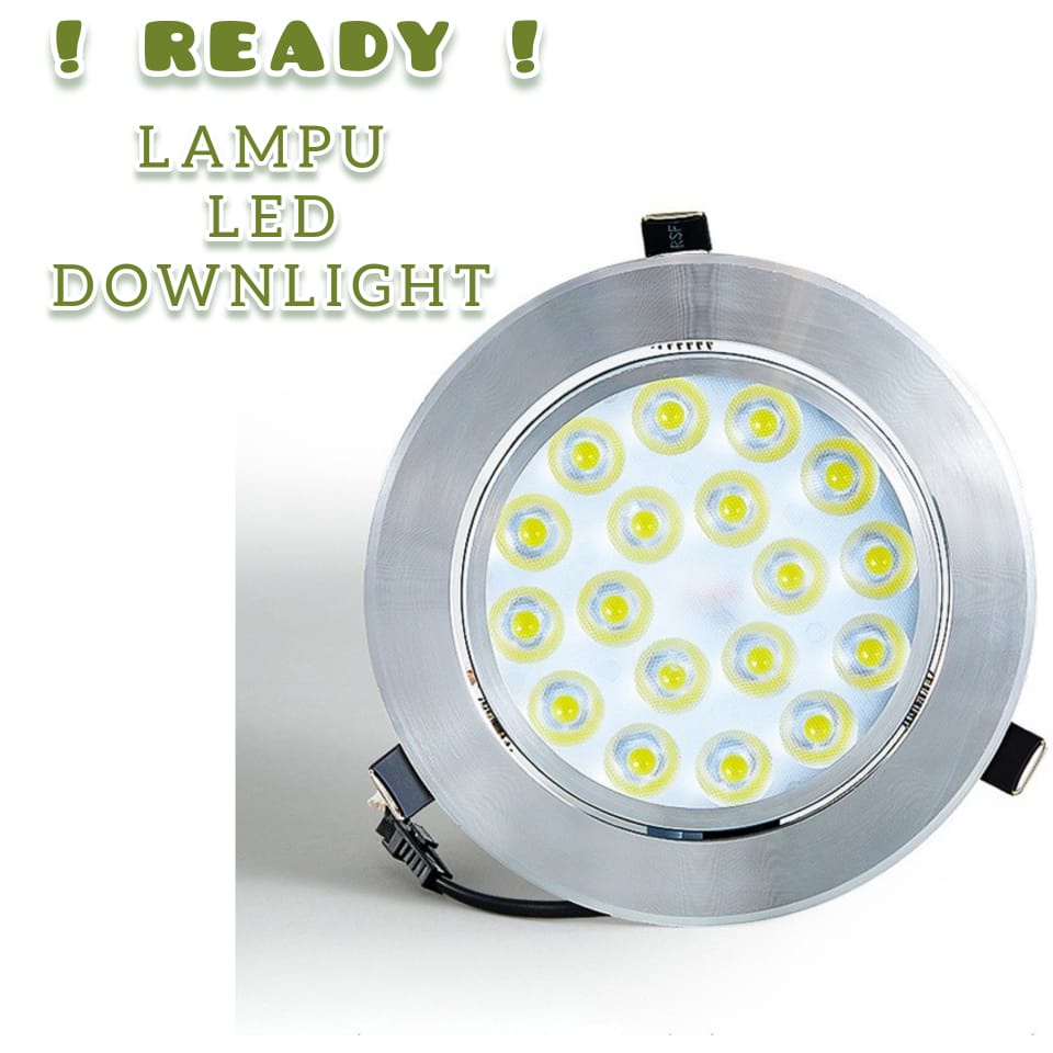 Jual Lampu Spot Sorot LED Downlight Plafon 18 Mata 18 WATT | Shopee ...