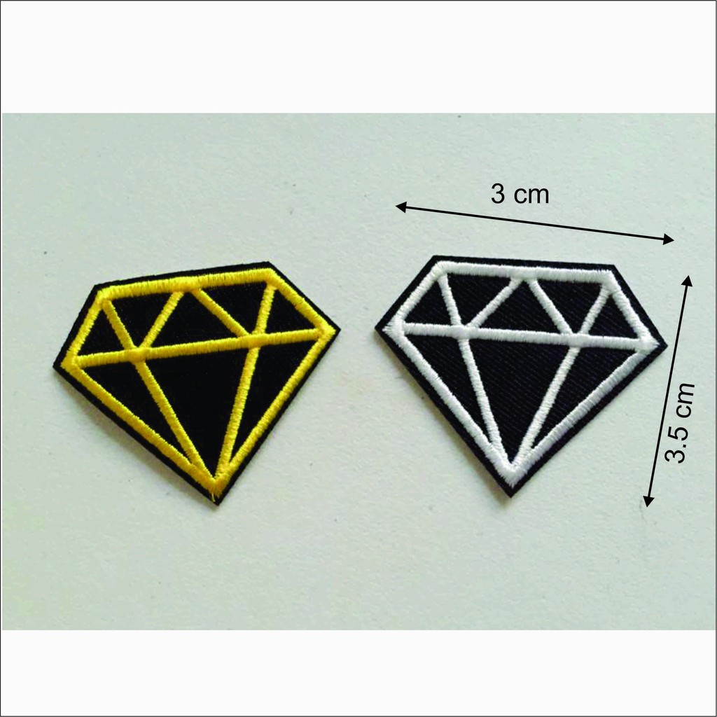 Jual Iron Patch Emblem Diamond | Shopee Indonesia