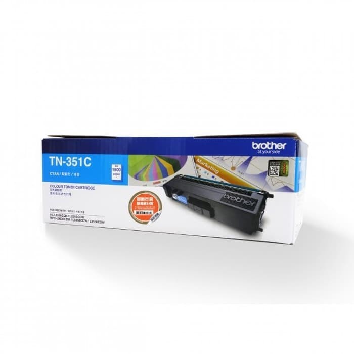 Toner Brother Original TN351 Cyan for HL-L8250CDN, HL-L8350CDW, MFC-L8850CDW - Original Resmi (4)