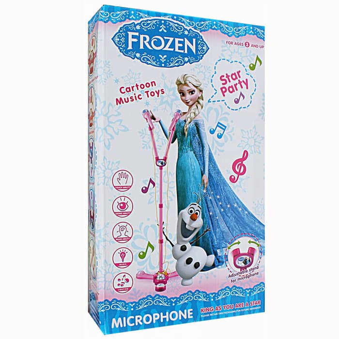 Jual Mainan Anak Microphone Frozen Double Mic No.5871 | Shopee Indonesia