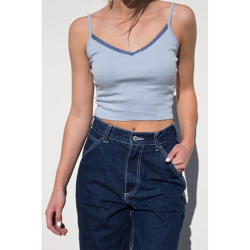 Jual Brandy Melville Blue Nicolette Tank Shopee Indonesia