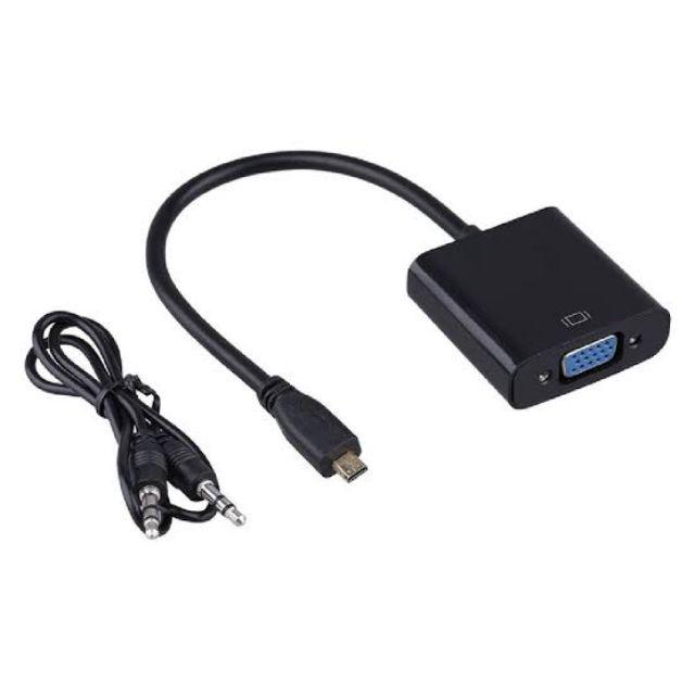 Jual NISUTA KABEL MICRO HDMI TO VGA AUDIO CBL-020 GARANSI
