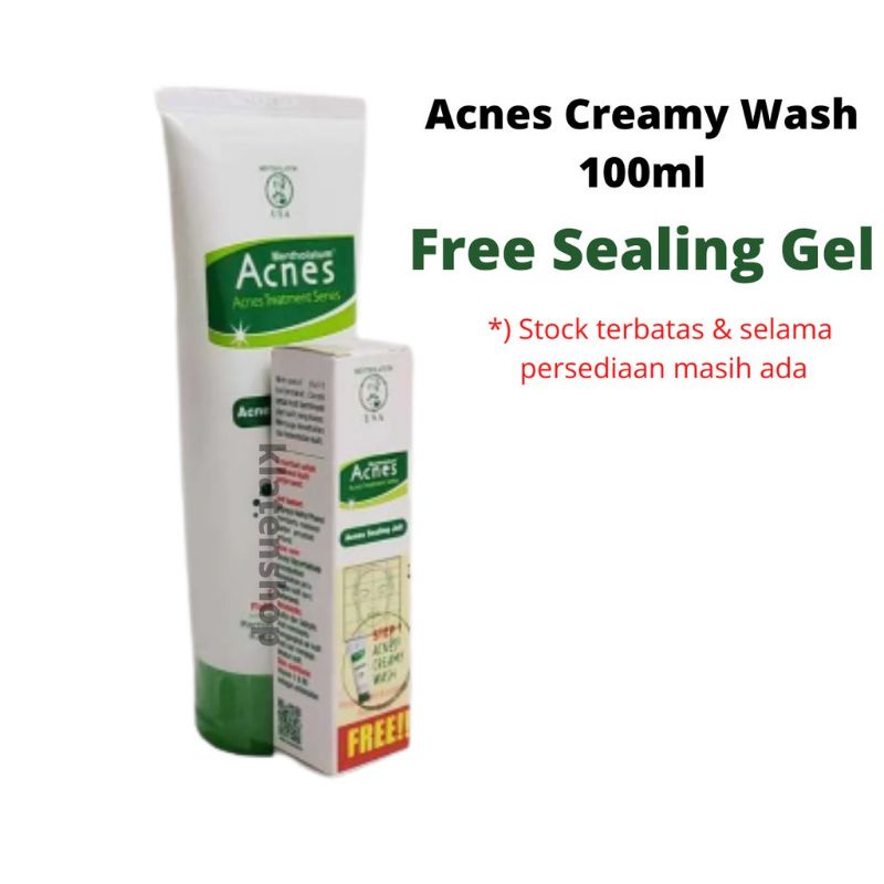 Jual Acnes Creamy Wash 100 Gr |Acnes Facial Foam / Acnes Facial Wash ...