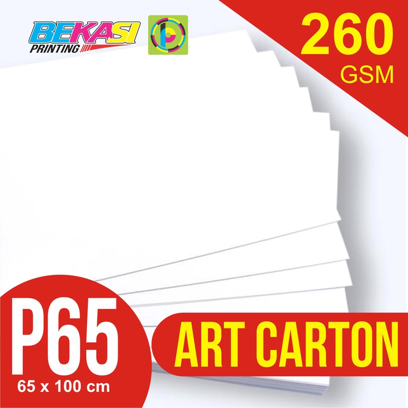 Jual Kertas Art Carton Karton 260 Gsm 65 X 100 Cm 1 Pack Isi 10