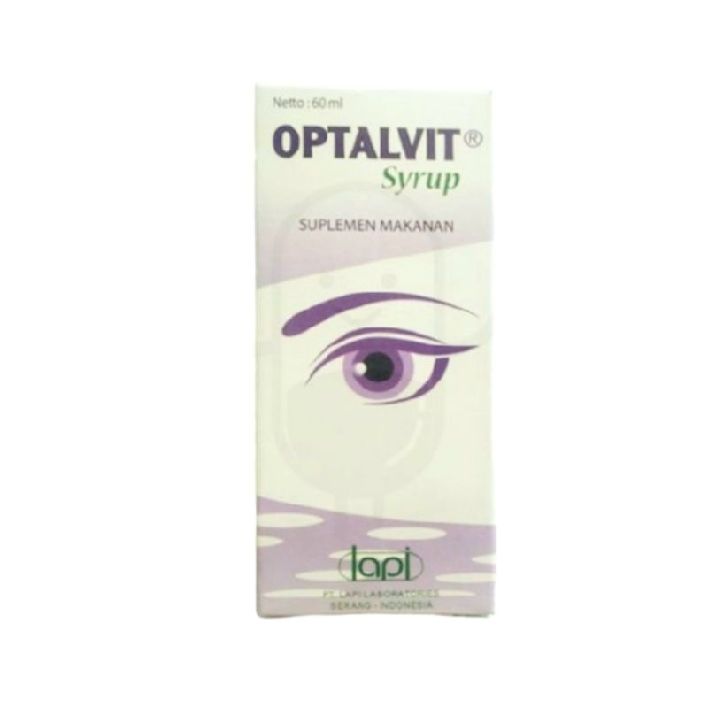 Jual optalvit syrup sirup syr 60ml 60 ml vitamin mata / botol | Shopee ...