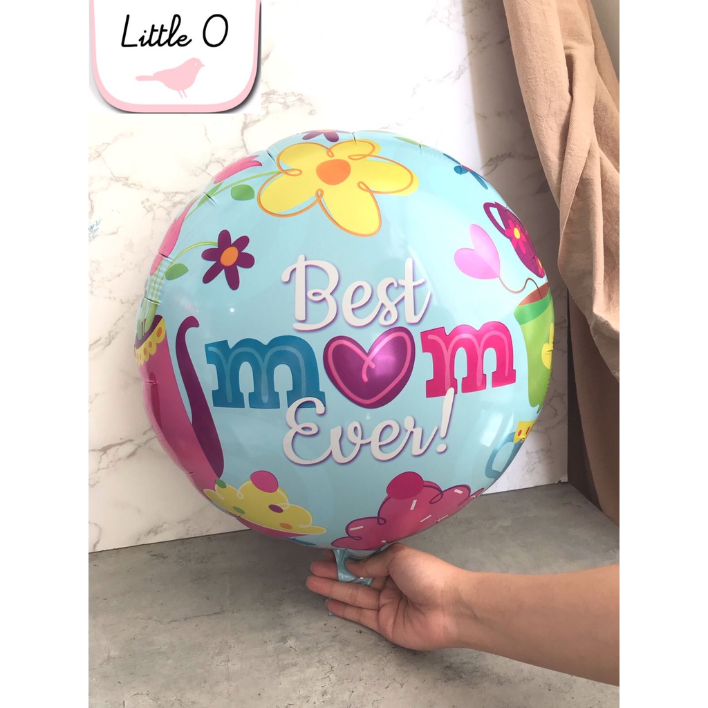 Jual Balon Foil Happy Birthday Bulat/Balon Ulang Tahun/Balon ...