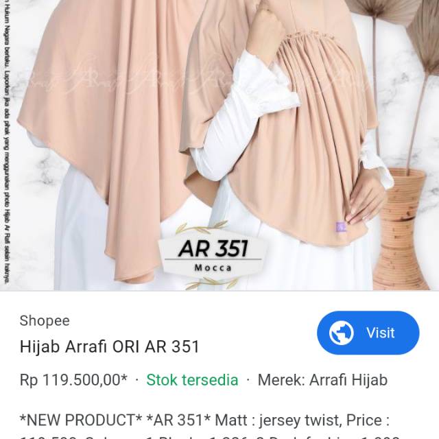 hijab shopee
