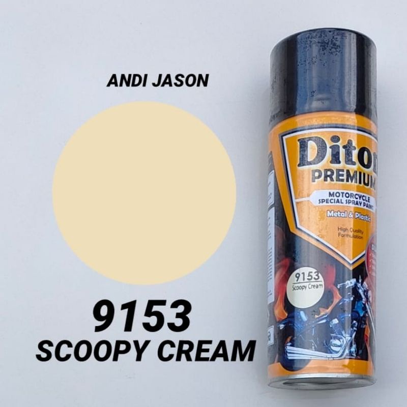 Jual DITON PREMIUM CAT SEMPROT TAHAN BENSIN 400CC 9153 SCOOPY CREAM ...