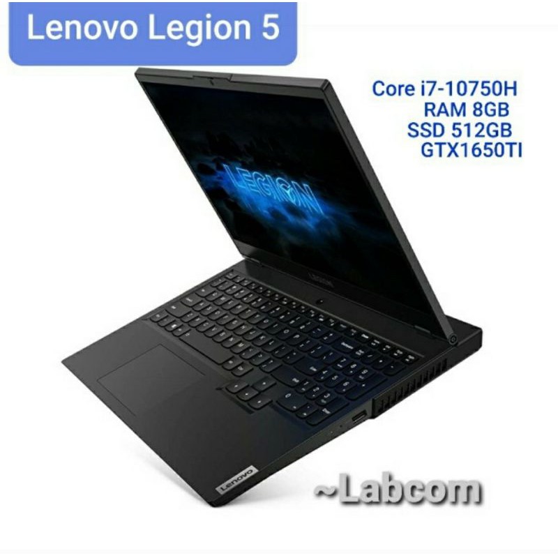 Jual Lenovo Legion 5 15IMH05 Core I7-10750H 8GB 512GB SSD GTX 1650ti ...