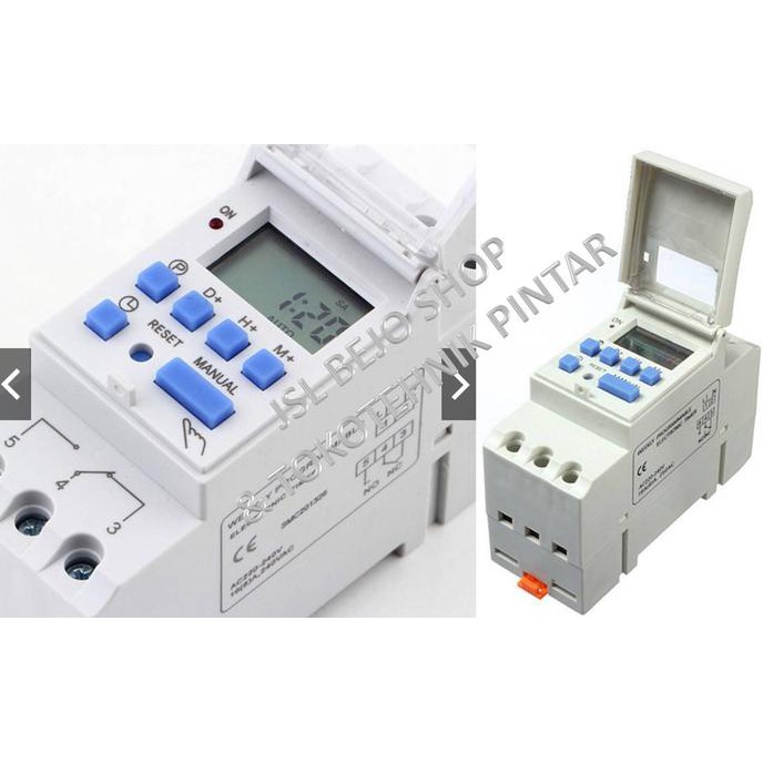 Jual Hot Promo 220V Din Rail Digital Programmable Timer Switch Model ...