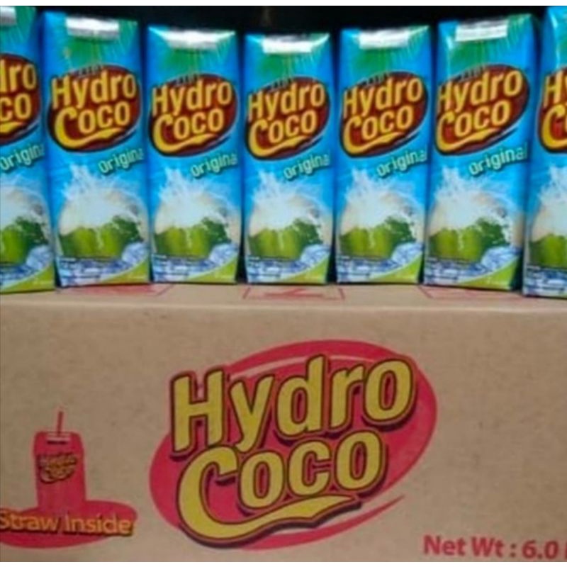 Jual Hydro Coco Original 250 Ml 1 Dus Isi 24 Pcs Shopee Indonesia