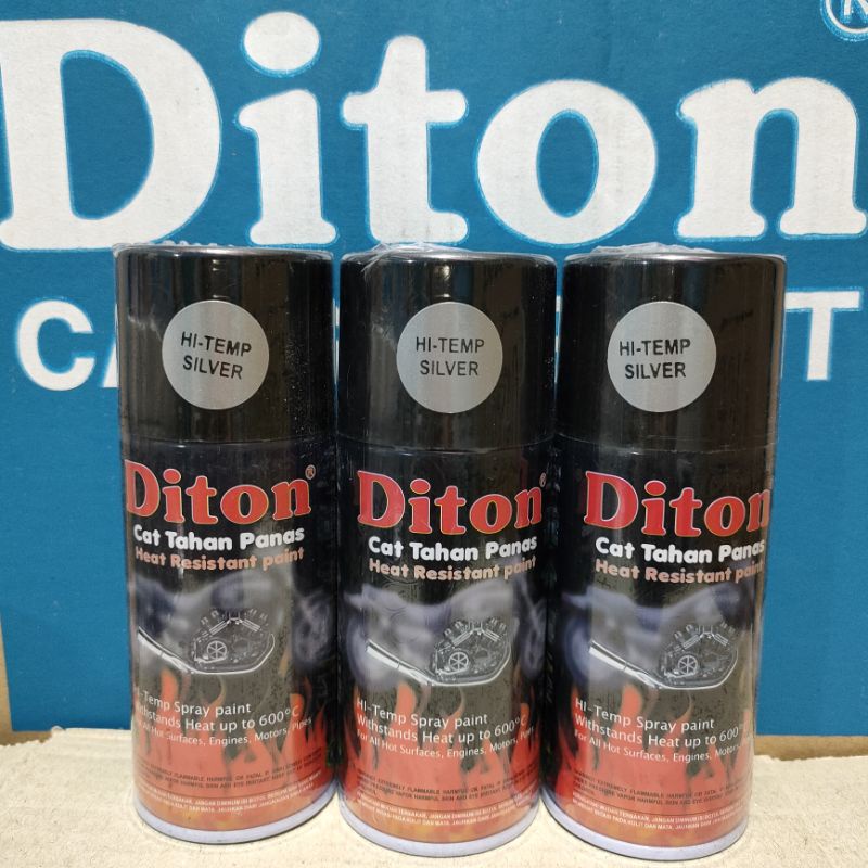 Jual Pilok Pilox Cat Diton Hi Temp Silver Anti Panas Tahan Panas 150cc Shopee Indonesia 2490