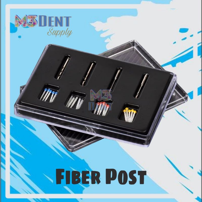 Jual Dental fiber post + drill / fiber post gigi / pasak post core
