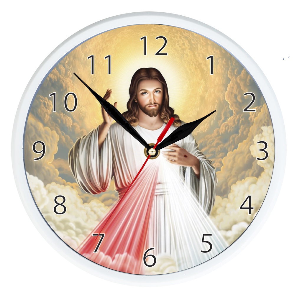 Jual Jam Dinding Hati Kudus Yesus Model Minimalis Shopee Indonesia
