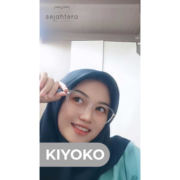 Jual Frame Kacamata KIYOKO | FRAME+LENSA (ANTI RADIASI + ANTI BLUE ...