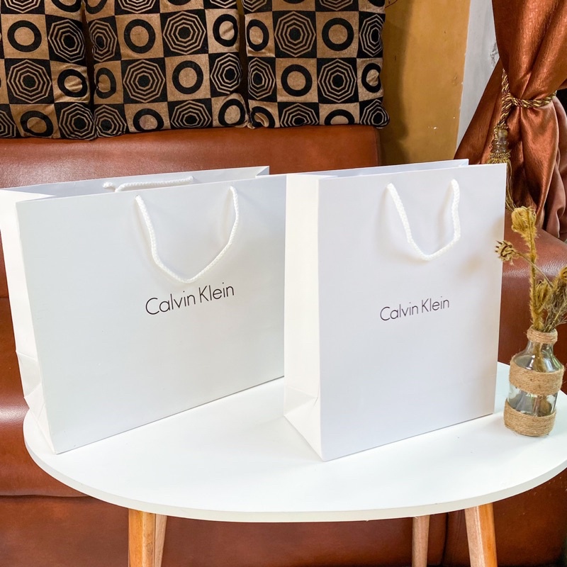 Calvin klein paper bag sale