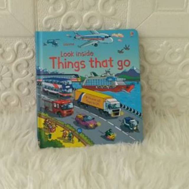 Jual Buku Import Anak Murah Usborne Look inside Things that Go With ...