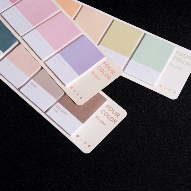 Jual Four Color Sticky Notes Set [CREATIV] | Shopee Indonesia