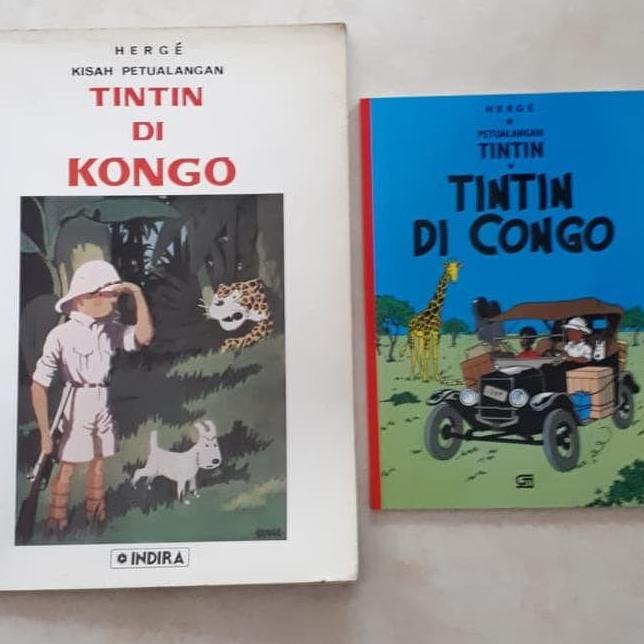 Jual Promo Tintin Di Congo Herge Original Edisi Besar Penerbit