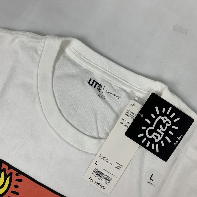 XSIDE Sweatshirt à capuche épais imprimé Keith Haring pour Hommes à