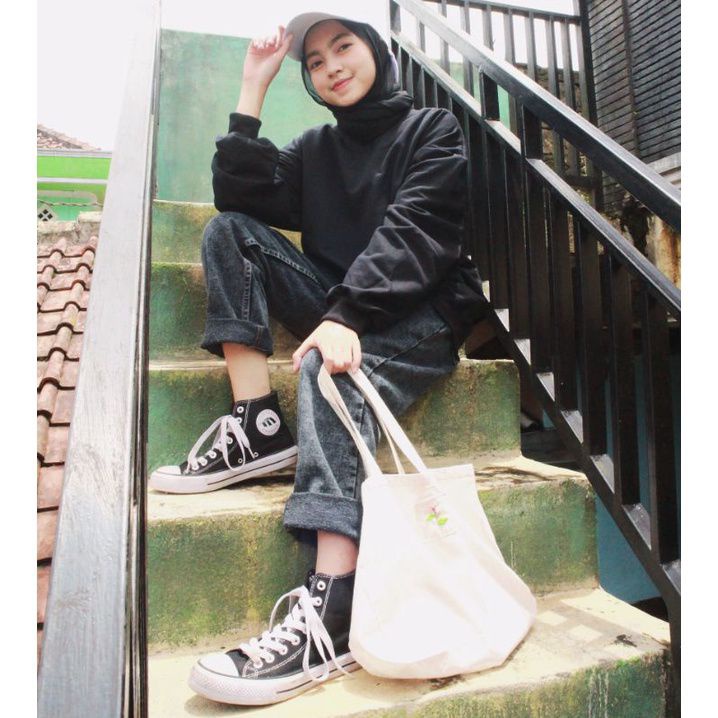 Style hijab sepatu converse clearance
