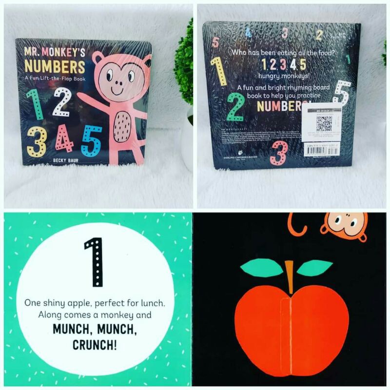 Jual lift the flap book mr monkeys numbers | Shopee Indonesia