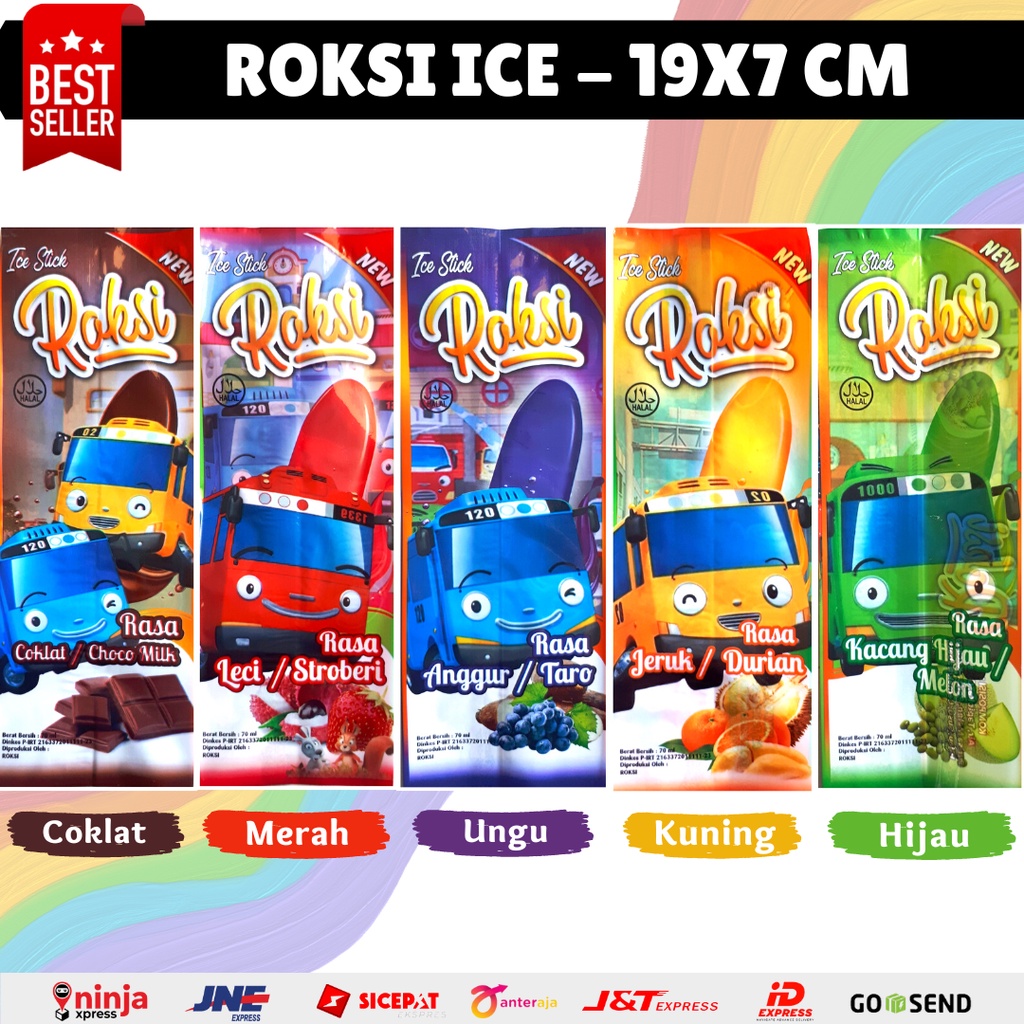 Jual Kemasan Eskrim Stik Murah Plastik Es Crem Roksi Bungkus Ice Cream Mambo Karakter Gambar 2231