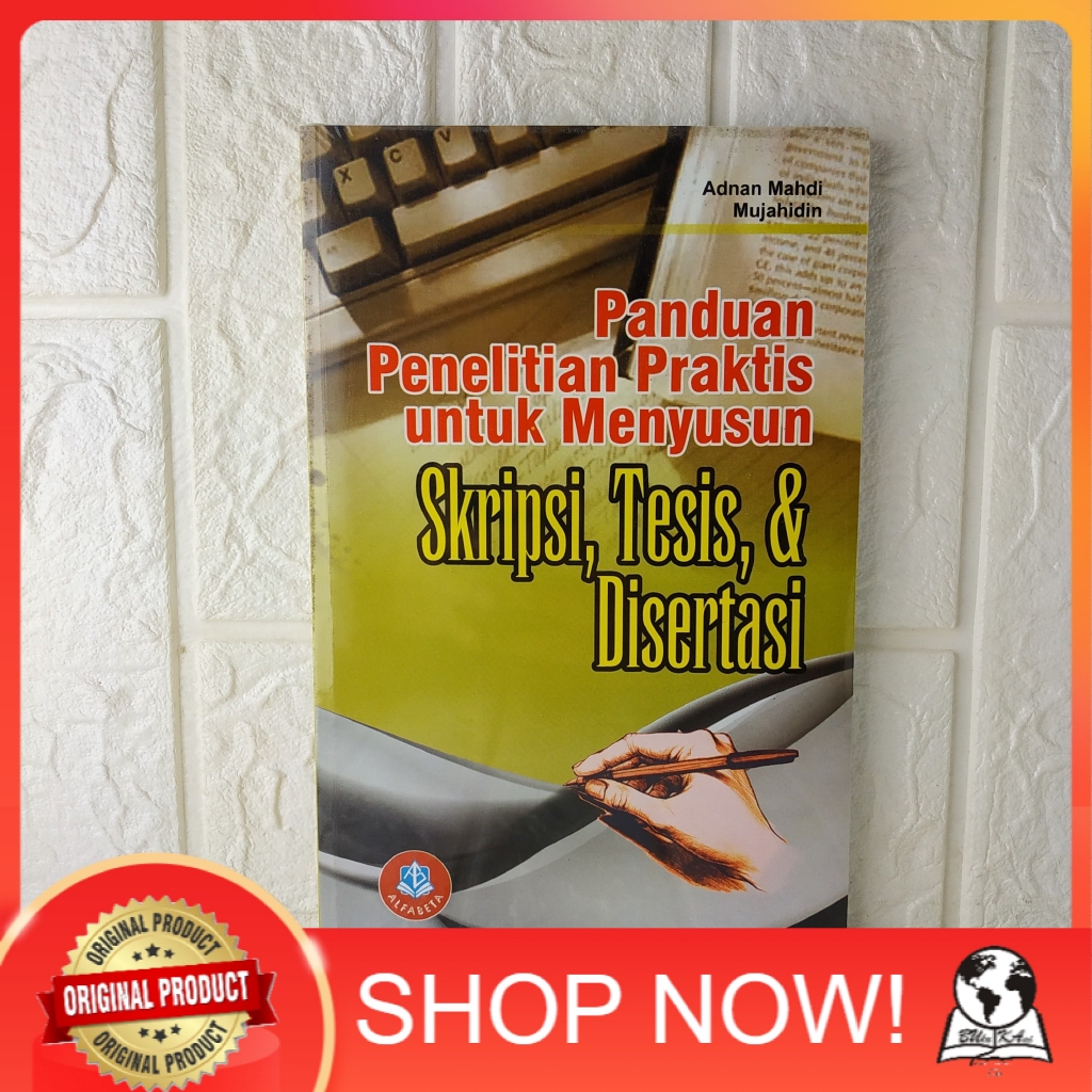 Jual BUKU ORI PANDUAN PENELITIAN PRAKTIS UNTUK MENYUSUN SKRIPSI, TESIS ...