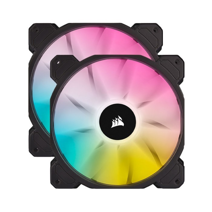 Jual CORSAIR iCUE SP140 RGB ELITE PWM Fan -Dual Fan Kit with Lighting ...