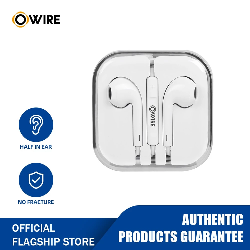 Headset Gaming hedset OWIRE Earphone iPhone Bass In-ear 3.5mm dengan Mikrofon tablet Android VIVO
