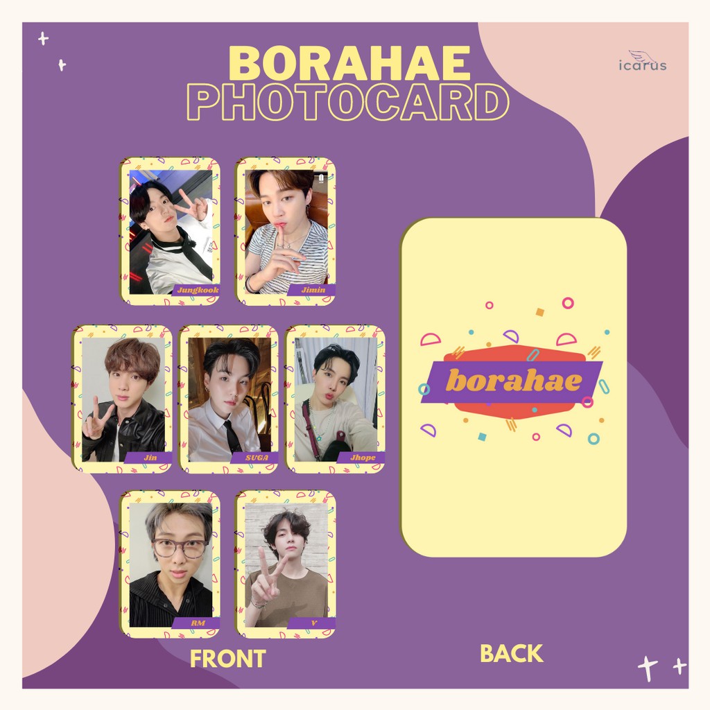 Jual PHOTOCARD Premium BTS Borahae Ver. | Shopee Indonesia