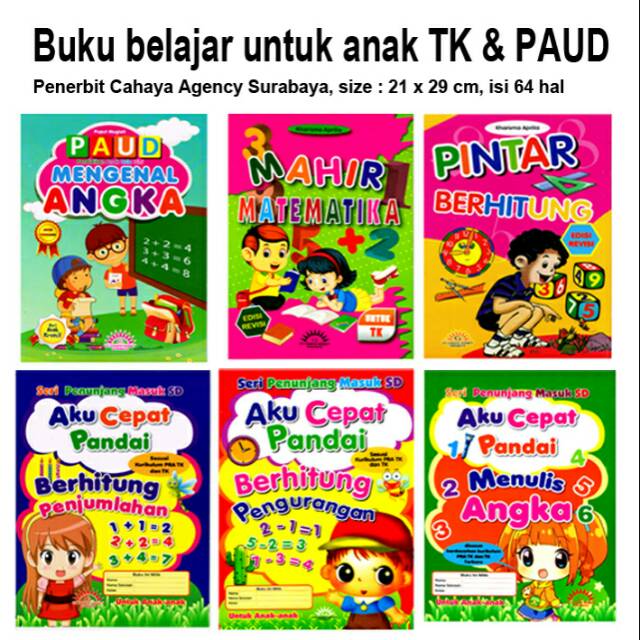 Jual Buku Belajar Anak Tk Dan Paud Angka | Shopee Indonesia