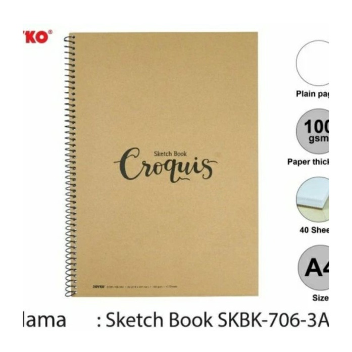 Jual sketchbook Croquis A4 Joyko Shopee Indonesia