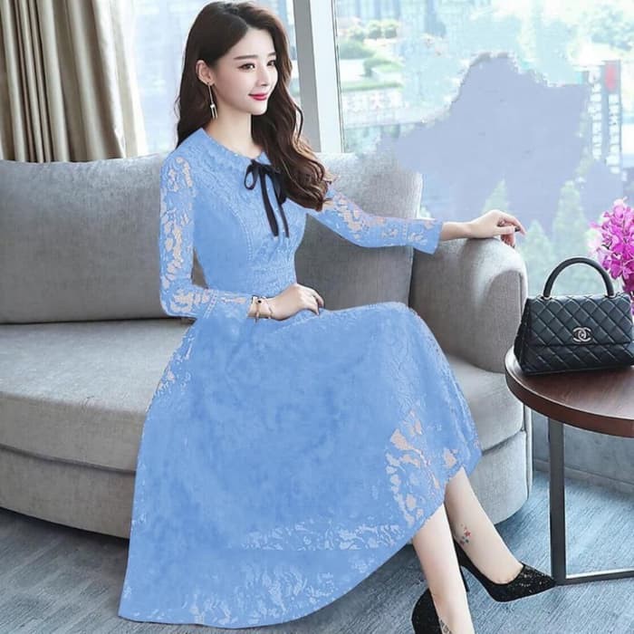 princess polly baby blue dress Vineyard Vines Hydrangea Print Maxi Dress - Hydrangea - White main image 0