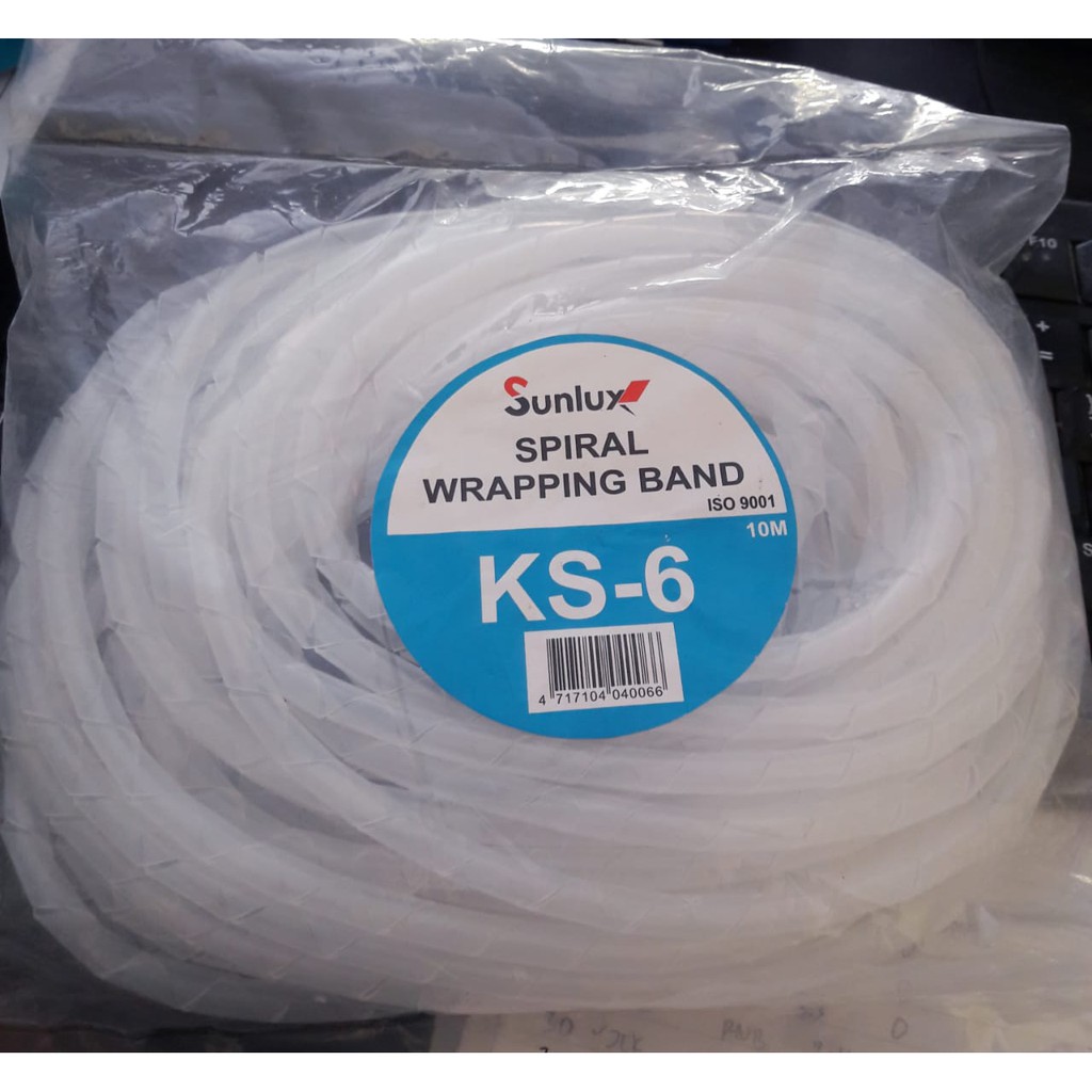 Jual Pelindung Pembungkus Kabel Spiral Wraping Wrapping Band KS6 ...