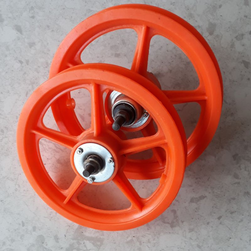 Jual Velg Plastik 12 Racing Sepeda anak - Sepasang Depan Belakang ...